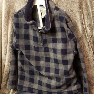 Boys 4T Navy/Gray Fleece pullover outfit with Jean